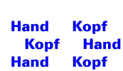 Hand Kopf Hand